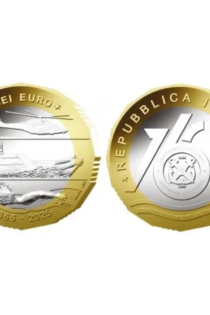 Italië 2025 6 Euro '160 Jr. Kustwacht' Fdc Inclusief origeneel doosje & certificaat. Nowość