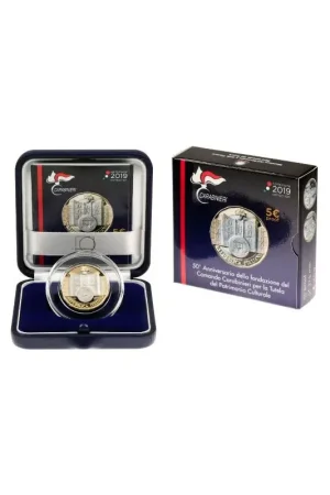 Italië 2019 5 euro Carabinieri Proof Oferta limitowana