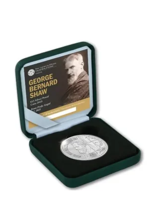 Popularny Ierland 2025 15 Euro 'George Bernard Shaw' Zilver Proof