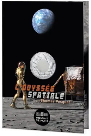 Frankrijk 2025 10 Euro 'Een ruimtereis met Thomas Pesquet-de Maan' Unc in blister Promocja