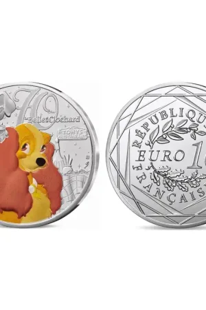 Niska cena Frankrijk 2025 10 Euro 'Disney - Lady en de Vagebond' Unc