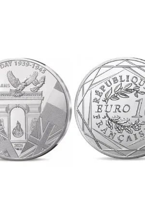 Frankrijk 2025 10 Euro '80 Jaar bevrijding' Unc Oferta limitowana