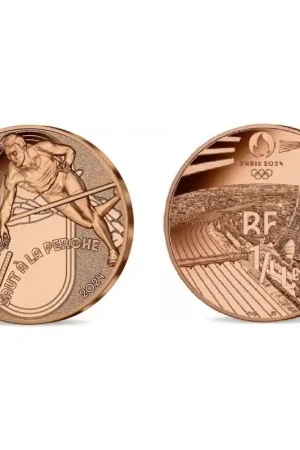 Frankrijk 2024 ¼ Euro 'Polsstokhoogspringen' Unc Wysoka jakość