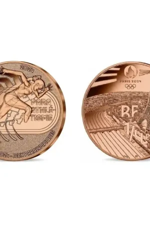 Szybka dostawa Frankrijk 2024 ¼ Euro 'Paralympische atletiek' Unc