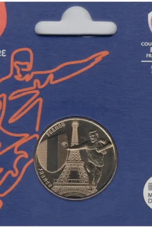 Niska cena Frankrijk 2023 ¼ Euro 'WK Rugby Frankrijk-Eiffeltoren' in Blister
