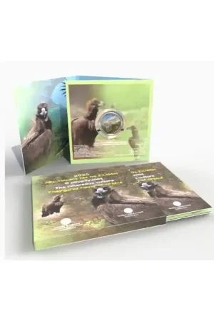 Niska cena Griekenland 2025 5 Euro 'Bedreigde dieren van Griekenland-Monniksgier' zilver proof in blister