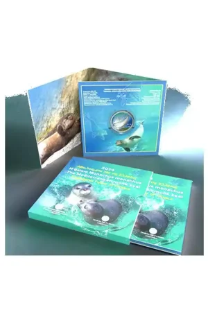 Bezpieczna płatność Griekenland 2024 5 euro 'Bedreigde fauna Zeehond' Zilver Prooflike