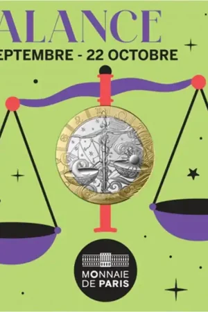 Nowość Frankrijk 2026 5 euro 'Weegschaal' Bu 23 september-22 oktober