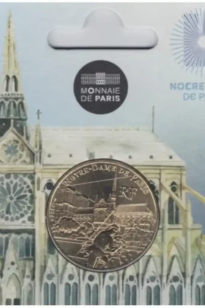 Oferta limitowana Frankrijk 2025 ¼ Euro 'Notre-Dame de Paris' Unc in blister