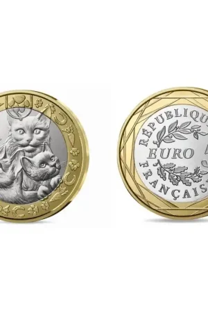 Bezpieczna płatność Frankrijk 2025 5 euro 'de kat' Unc