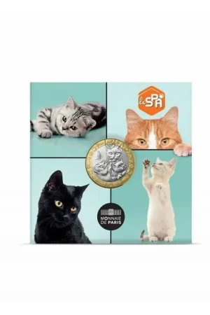 Popularny Frankrijk 2025 5 euro 'de kat' Bu in blister