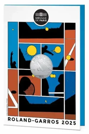 Frankrijk 2025 10 Euro 'Roland Garros' Unc in blister Zamów teraz