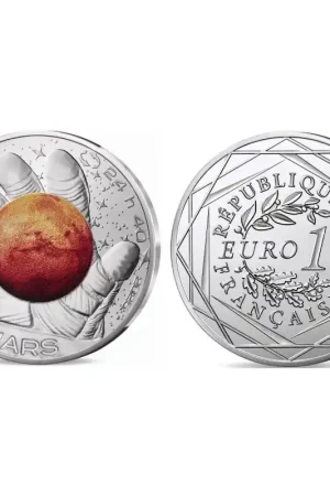 Oferta limitowana Frankrijk 2025 10 Euro 'Een ruimtereis met Thomas Pesquet-Mars' Unc