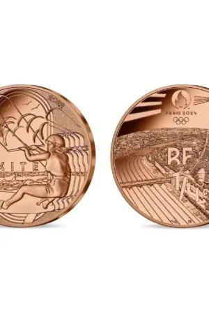 Oferta limitowana Frankrijk 2022 ¼ Euro 'Kitesurfen' Unc