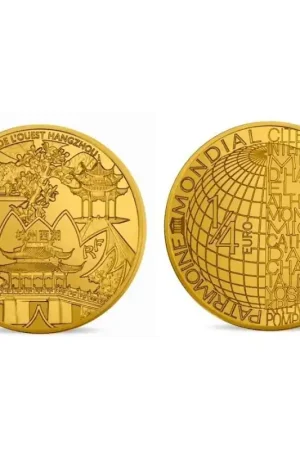 Najlepsza cena Frankrijk 2022 ¼ Euro 'Hangzhou' Unc