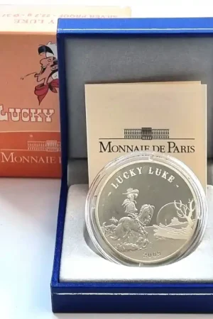 Frankrijk 2009 10 Euro Lucky Luke Proof incl. doosje en cert. Szybka dostawa