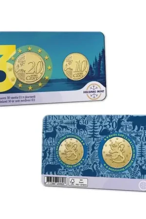 Wyprzedaż Finland 2025 '30 jaar lid van de Eu' in coincard
