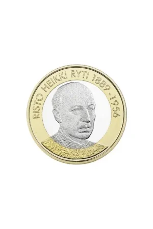 Finland 2017 5 euroRisto Heikki Ryti 1889-1956 Unc Niska cena