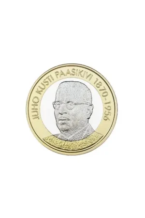 Finland 2017 5 euroJ.K. Paasikivi 1870-1956 Unc Ostatnia szansa