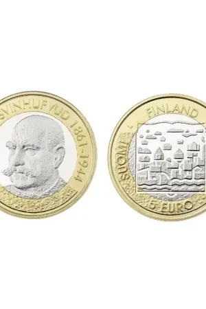 Finland 2016 5 euroP.E.Svinhufvud Unc Popularny