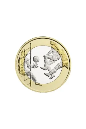 Finland 2016 5 euro"Voetbal" Unc Ostatnia szansa