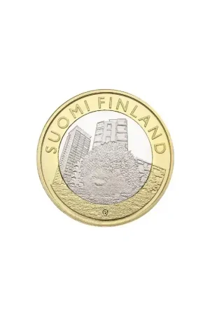 Wysoka jakość Finland 2015 5 euro"Egel" Unc