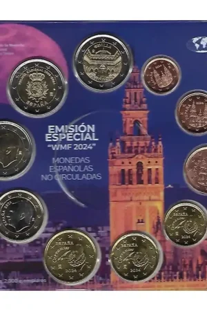 Tani Bu set Spanje 2024 World Money Fair Berlin met extra 2 x 2 euro