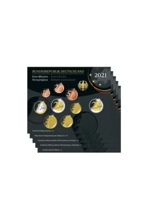 Duitsland 2021 Bu sets ADFG& J Oryginalny