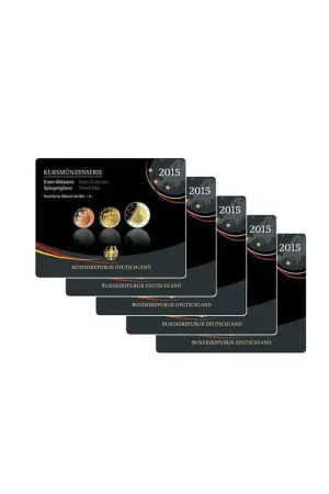 Duitsland 2015 Proofsets ADFGJ (5 stuks) Zamów teraz