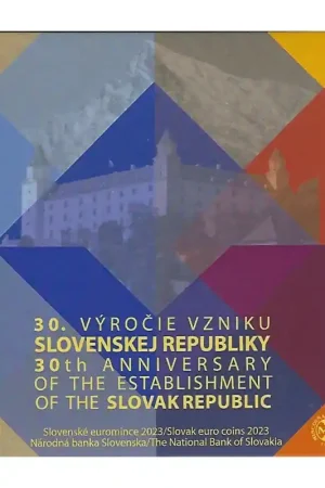 Szybka dostawa Bu set Slowakije 2023 '30 jaar Slowaakse Republiek'