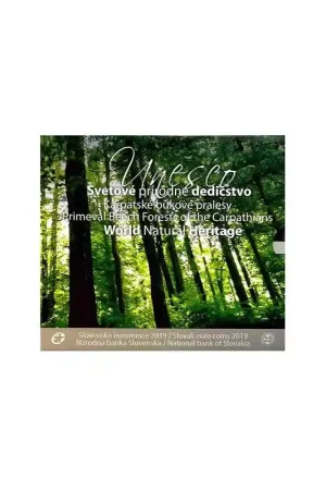 Bu set Slowakije 2019 World Natural Heritage Autentyczny