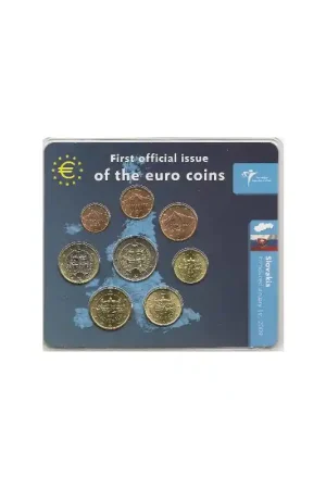 Bu set Slowakije 2009 First Official issue uitgifte KNM Wyprzedaż