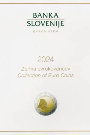 Tani Bu set Slovenië 2024 met de 2 & 3 euromunt