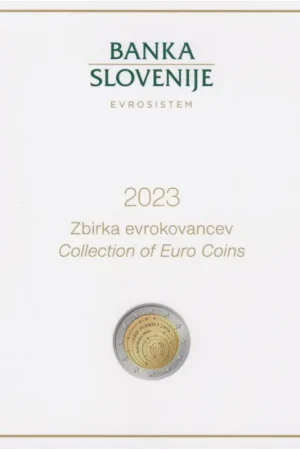Bu set Slovenië 2023 met de 2 & 3 euromunt Bezpieczna płatność
