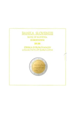 Oferta limitowana Bu set Slovenië 2020 Met de 2 & 3 euromunt