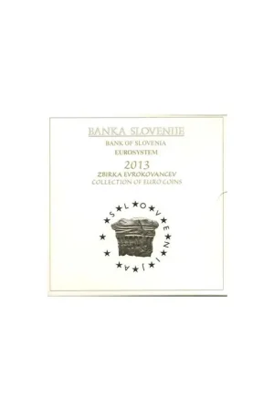 Bu set Slovenië 2013 Met de 2 & 3 euromunt. Autentyczny