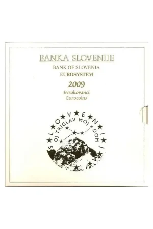 Oferta Bu set Slovenië 2009 Met de 3 euromunt.