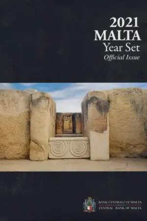Bu set Malta 2021 Met extra de 2 euro Tempel Tarxien met F in ster Oferta