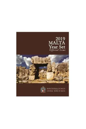 Bu set Malta 2019 Met extra de 2 euro Tempel Hagrat met F in ster Premium