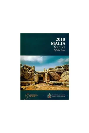 Szybka dostawa Bu set Malta 2018 Met extra de 2 euro Tempel Mnajdra met F in ster