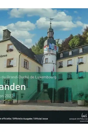 Oferta limitowana Bu set Luxemburg 2022 met de 2 euro Huwelijk Met muntteken