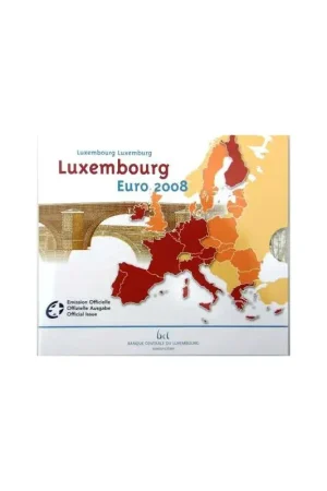 Bu set Luxemburg 2008 Met extra de 2 euro 'Chateau de Berg' Zamów teraz