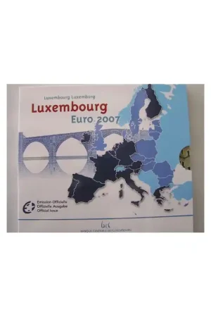 Bu set Luxemburg 2007 Met extra de 2 euro 'Verdrag van Rome' Wysoka jakość