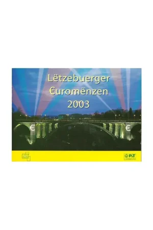 Popularny Bu set Luxemburg 2003 met zegels