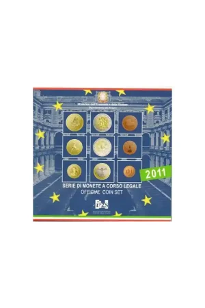 Bu set Italië 2011 met de 2 Euromunt comm. Popularny