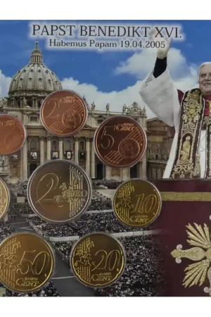 Bu set Duitsland 2005 D Benedict XVI Tylko dziś
