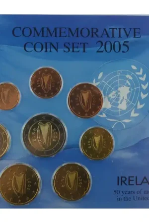 Zwrot pieniędzy Bu set Ierland 2005 '50 jaar lid United Nations'
