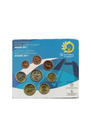 Premium Bu set Griekenland 2011 met de normale 2 euro