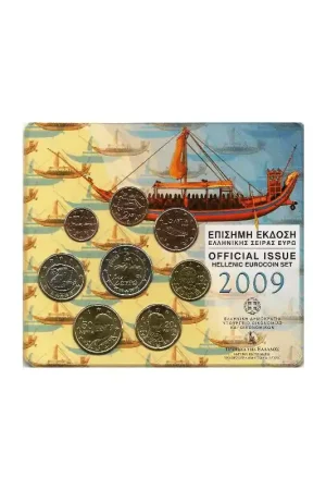 Bu set Griekenland 2009 met de normale 2 euro Nowość