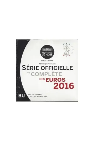 Bu set Frankrijk 2016 Zwrot pieniędzy